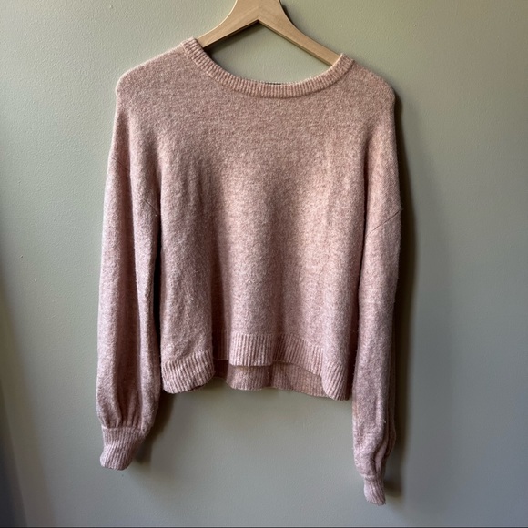 Madewell Sweaters - madewell light pink sweater